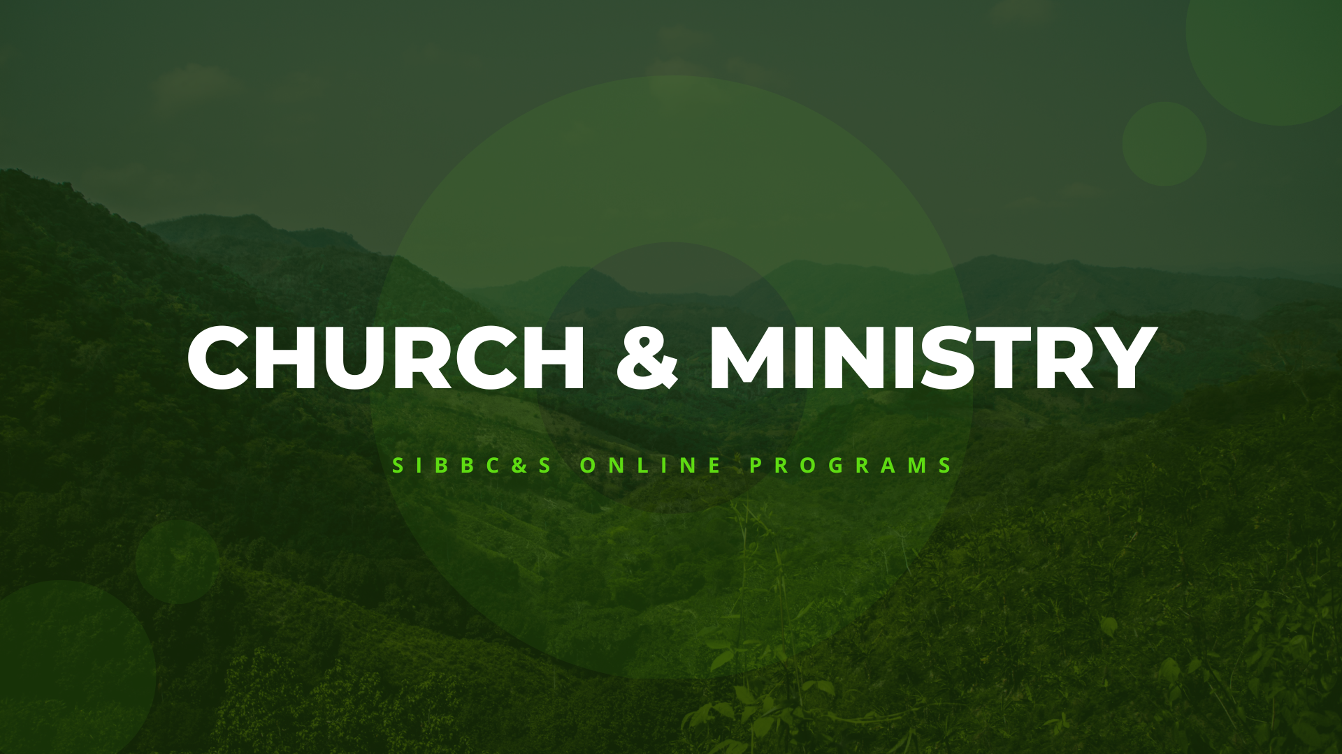 Church & Ministry