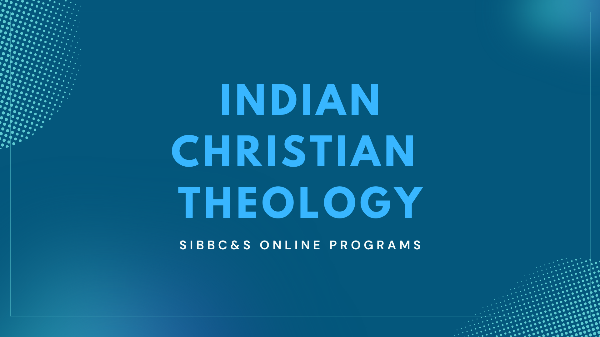 Indian Christian Theology